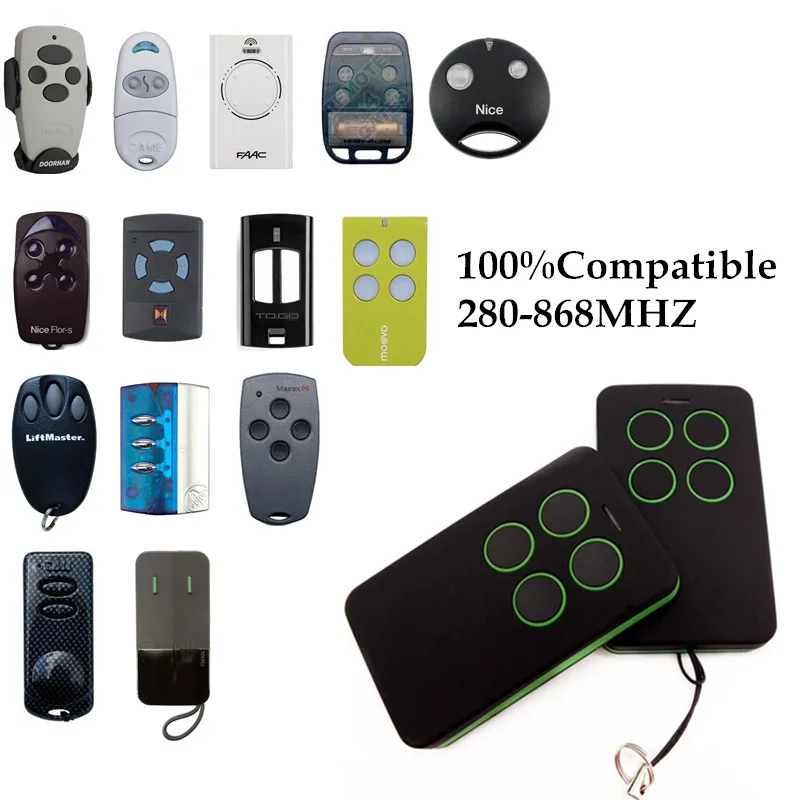 

ERREKA Rolling code Garage Door/Gate Remote Control Replacement/Duplicator 433mhz-868mhz