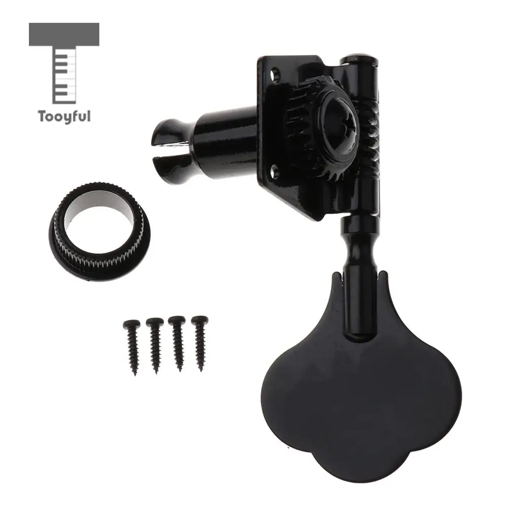 Tooyful String Button Tuning Pegs Right Tuners for 4 Strings Electric Bass Guitar