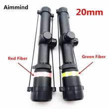 1,5-6x24 тактический Красный Зеленый волоконно-оптический треугольник с подсветкой телескопический прицел для охоты АК 47 телескоп