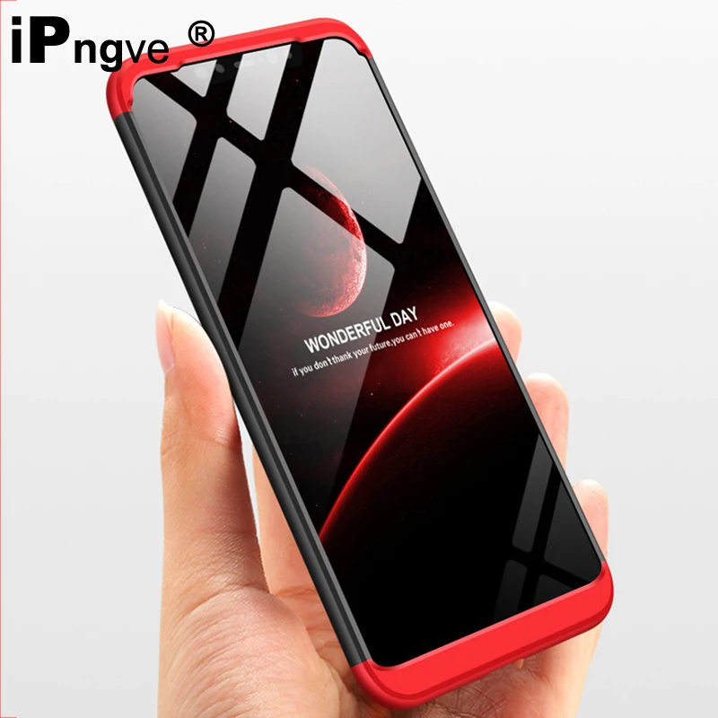 ipngve 3 In 1 360 Full Cover Case For Xiaomi Mi Max Hard Plastic Anti-knock Matte Phone Bags Fundas MiMax Max3 |
