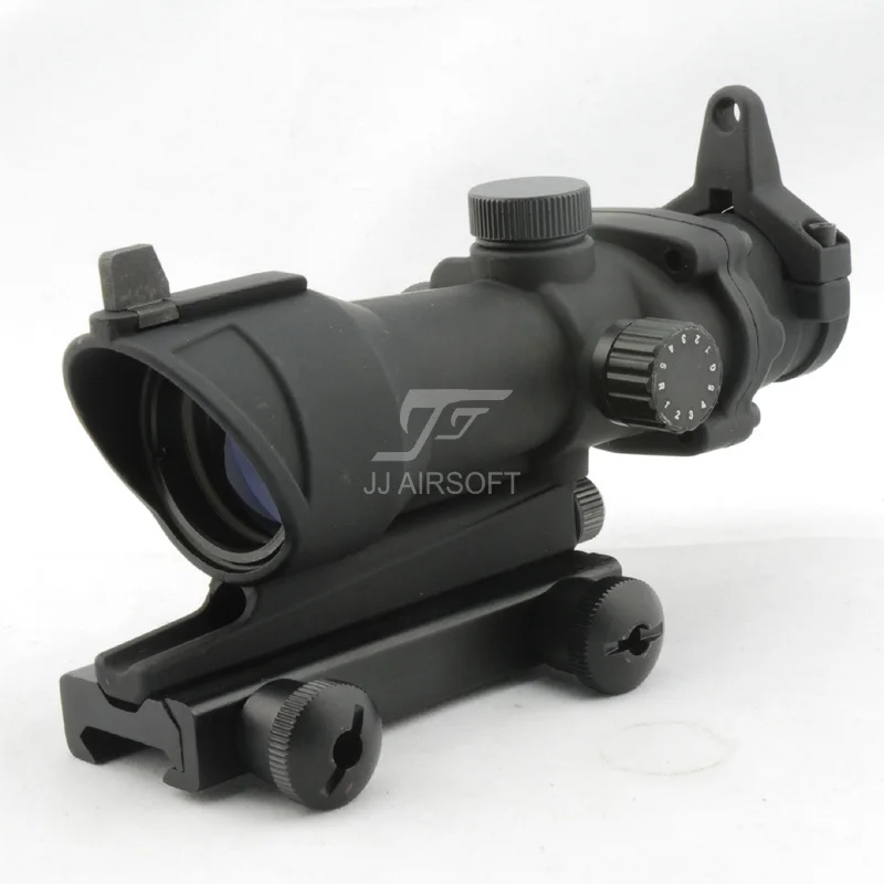 

JJ Airsoft ACOG Style 4x32 Scope Red/Green Reticle (Black) Full Line Red Illumination FREE SHIPPING