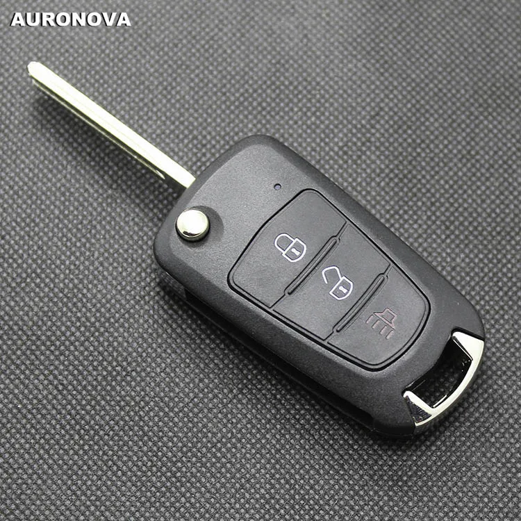 Auronова новая Замена складной оболочки ключа для Great Wall Wingle Steed 5 6 Haval H5 Hover 3 кнопки