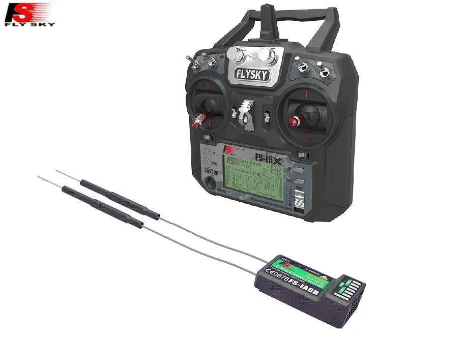 

Original Flysky FS-i6X 2.4GHz 10CH Transmitter RX / i-BUS IA6B/IA10BReceiver For RC Quadcopter Airplane Drone