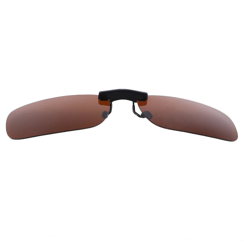 Смола поляризованные солнцезащитные очки из алюминиево-магниевого сплава кожаный чехол из искусственной кожи(солнечные очки с клипсой из UV400 защита для вождения
