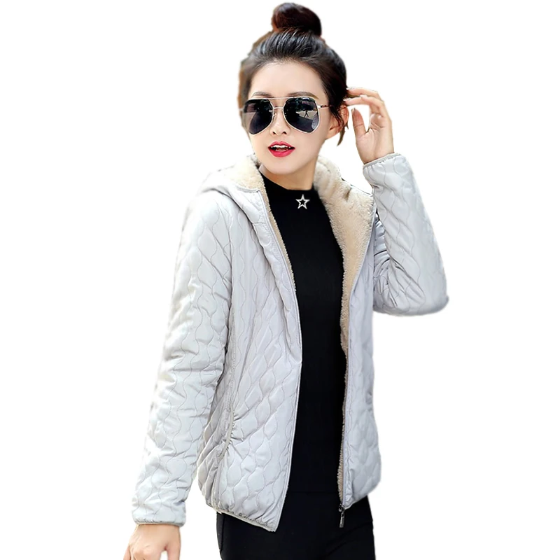 

2018 Autumn And Winter Jacket Women Slim Short Snow Wear Wadded Jacket Female Cotton-Padded Jacket Outerwear Winter Coat