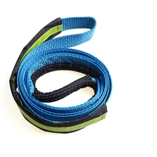 8 тонн 4 метра мощный расширенный, утолщенный буксировочный трос внедорожник аварийный спасательный ремень для прицепа u-крюк с ночной светоотражающей лентой