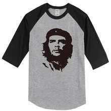 T-shirt for men 2017 summer three quarter sleeve raglan tshirt Ernesto Guevara men’s sportswear crossfit harajuku top t shirt