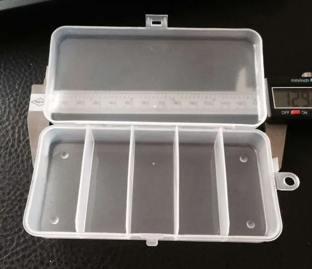 

5 Lattices Tool Box Fishing Multifunctional Fishing Gear Storage Box Storage