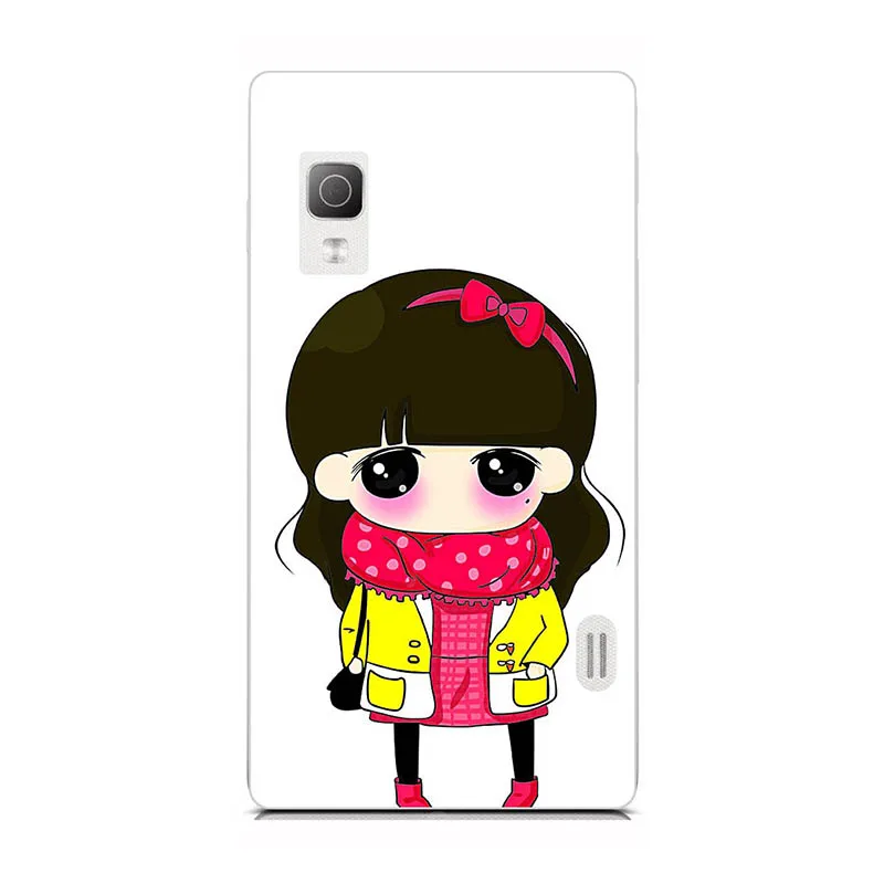 M44 Чехол Funda для LG L5II L5 II 2 E455 L5ii E 455 жесткий пластиковый чехол для LG L5ii принт милые животные чехлы для телефонов с изображением цветов - Цвет: M44