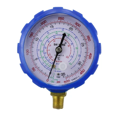 Wisepick Refrigerant Low and High Pressure Gauges for Air Conditioner R410A R404A R134A R22 