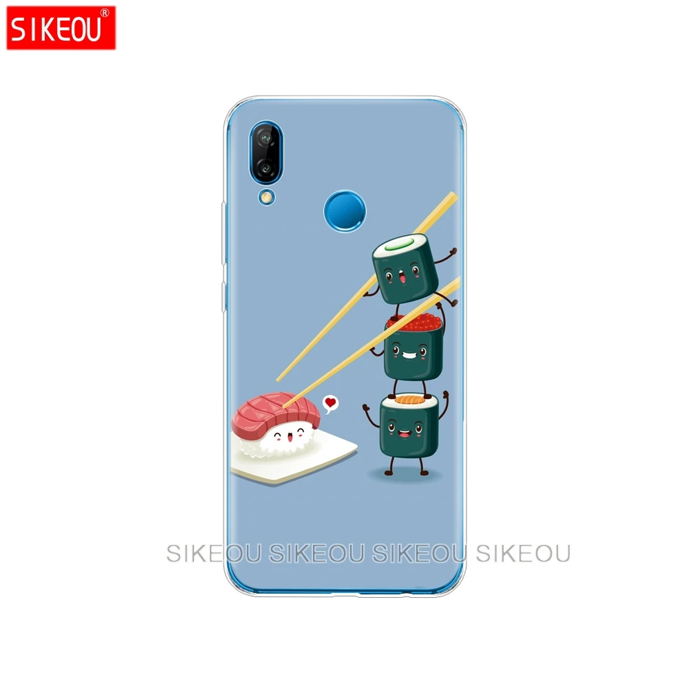 Силиконовый чехол для телефона Huawei P20 P7 P8 P9 P10 Lite Plus Pro 2017 p smart 2018 японская кухня