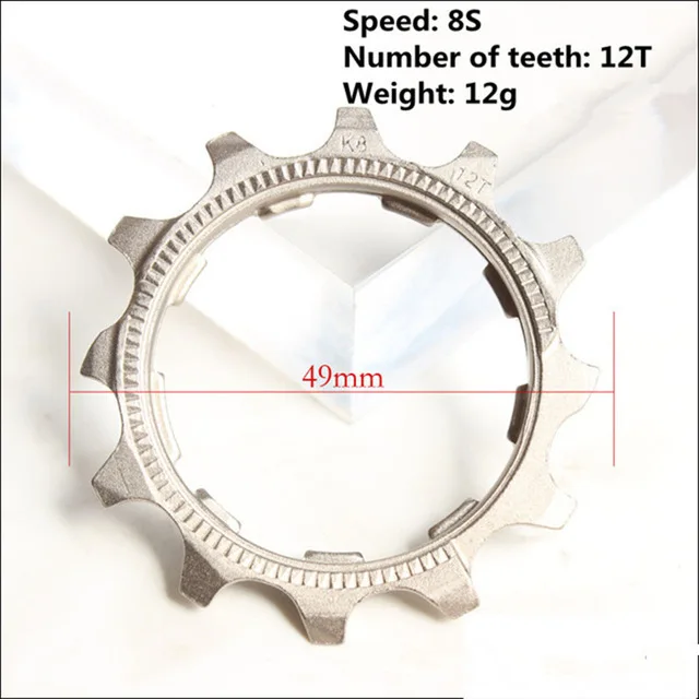 Кассета маховика для горного велосипеда 8S 11 T-19 T полный спектр запасных частей маховика, совместимых с SHIMANO/SRAM/sunracing - Цвет: 8S -12T