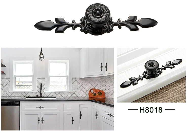 Aluminum Alloy Cabinet Handles Cupboard Pulls (13)