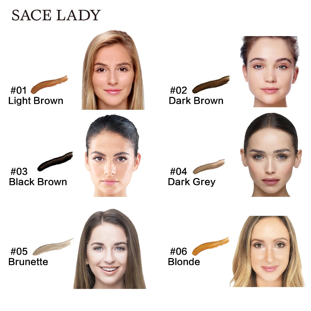 Sace Lady Lasting Henna Eyebrow Gel Waterproof Tint Makeup Brush Set Brown Enhancer Eye Brow Dye Cream Make Up Paint Cosmetic Sace Lady Lasting Henna Eyebrow Gel Waterproof Tint Makeup Brush Set Brown Enhancer Eye Brow Dye Cream Make Up Paint Cosmetic