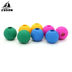 FDBRO 1 пара штанга рук мяч ручки рулевые для мотоциклов гантели Kettlebell Fat Grip силиконовые подтянуть Тяжелая атлетика Grip тренажерный зал фитнес