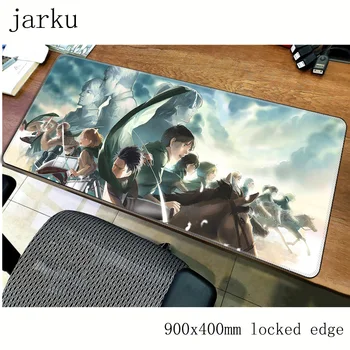 

Attack on Titan pad mouse computador gamer mause pad 900x400X2MM padmouse HD print mousepad ergonomic gadget office desk mats