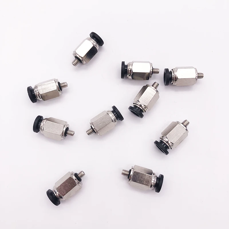 Мини мини быстроразъемный газовый соединитель PC4/6- M3 M4 M5 M6 пневматический