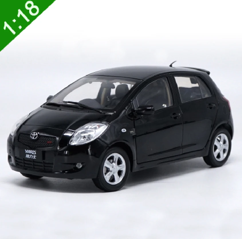 1:18 TOYOTA YARIS литые модели автомобилей из сплава игрушки для детей подарок на день