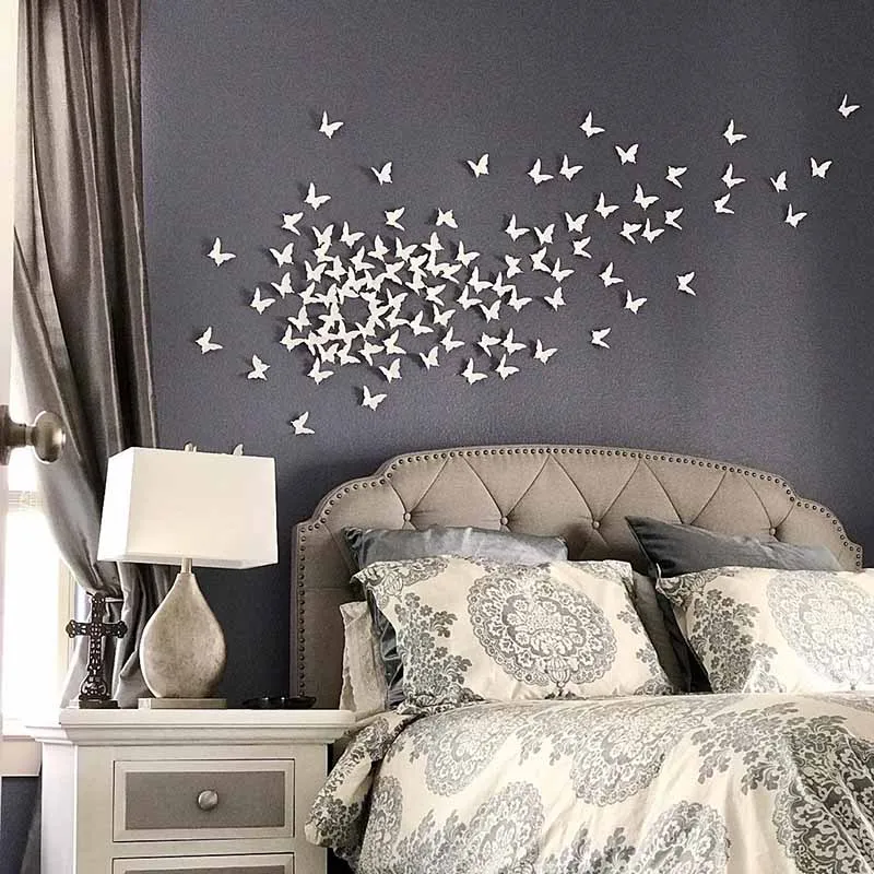 

12pcs Butterfly sticker wedding Engagement bridal baby shower Baptism birthday bride to be Room Home Nursery Bedroom Decoration
