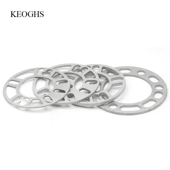 

KCSZHXGS universal wheel pads for wheel spacers 4x114.3 wheel spacers 5x114.3 ET adjustment 3mm/5mm/8mm 4pcs