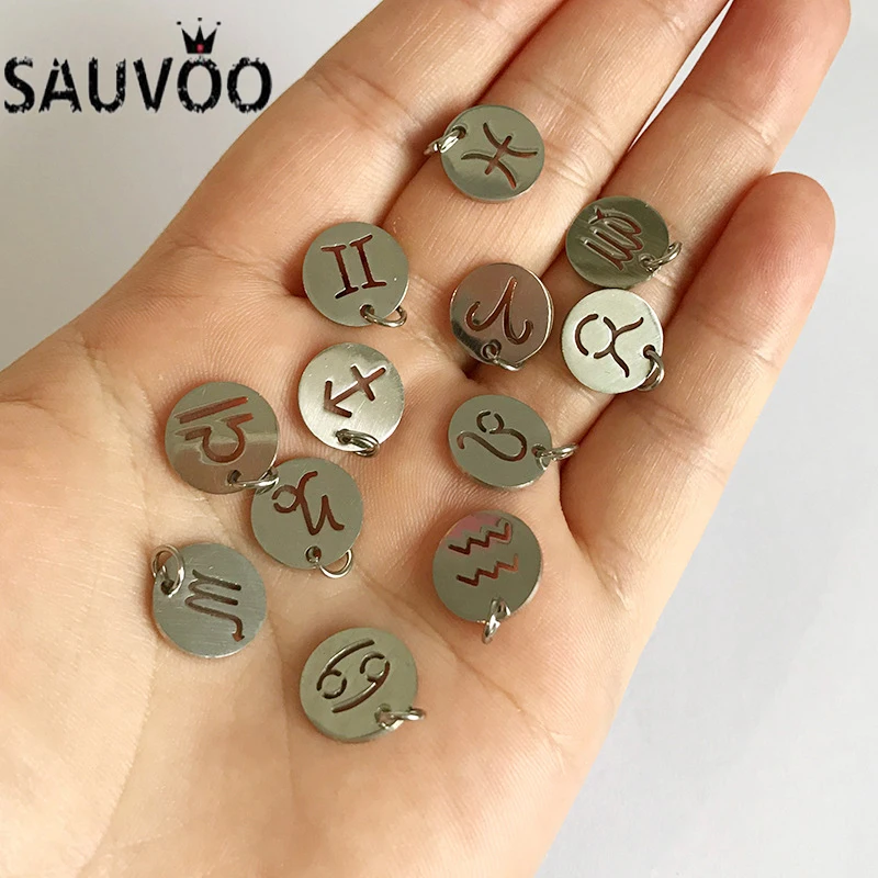Подвеска созвездия SAUVOO из нержавеющей стали 12*17 мм с кольцом 0 8*5 | Украшения и