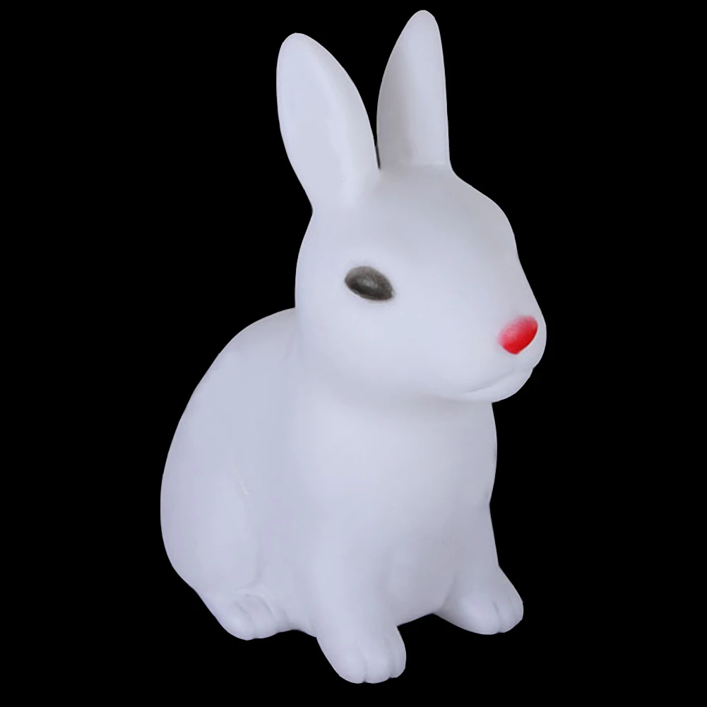 

Hot Creatively Color Changing Night Lightings PVC Material Children Kid Favor Gift Toy LED Night Light Small Rabbit Lamp