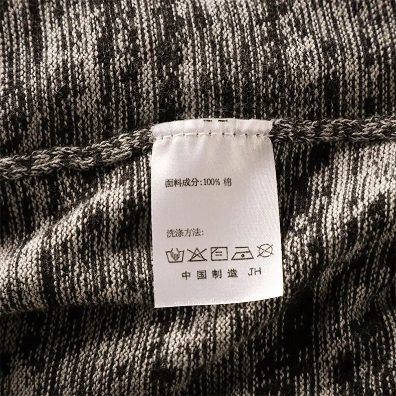 2019 Spring Cotton Sweater Men Pullovers Ugly Polka Dot knit Crew-Neck Sweaters Jumpers Male Knitwear Tops Autumn MuLS Brand 3XL 10