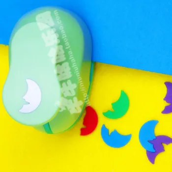 

Moon shaped 5/8 inch EVA foam hole puncher paper cutter for greeting card handmade cortador de papel de scrapbooking craft punch