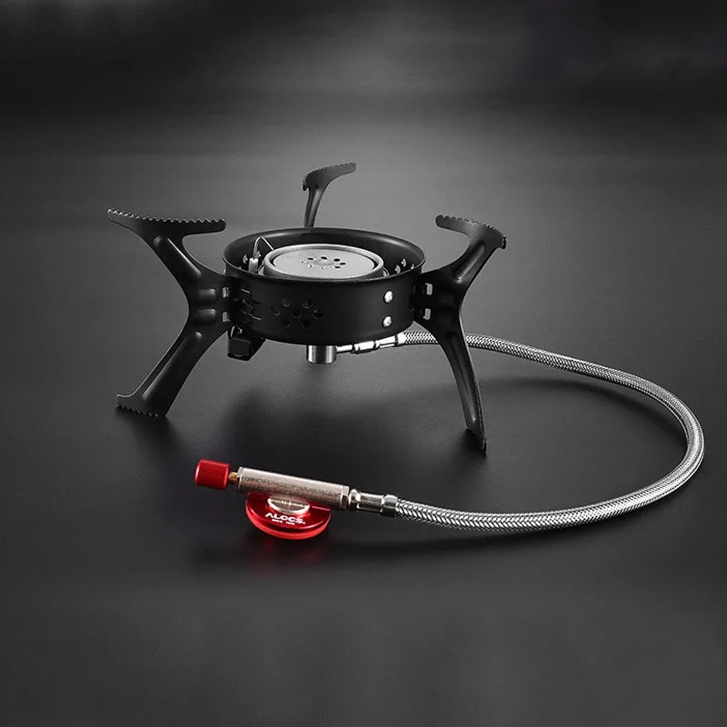 

1pcs Mini Camping Stoves Folding Outdoor Gas Stove Portable Furnace Cooking Picnic Split Stoves 3200w Cooker Burners