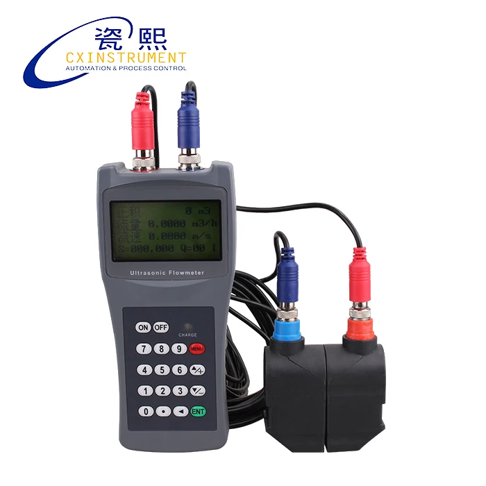 

The Local LCD Display DN15~DN100 Pipe Size Flow Sensor and 1% High Accuracy Portable Ultrasonic Flow Meter