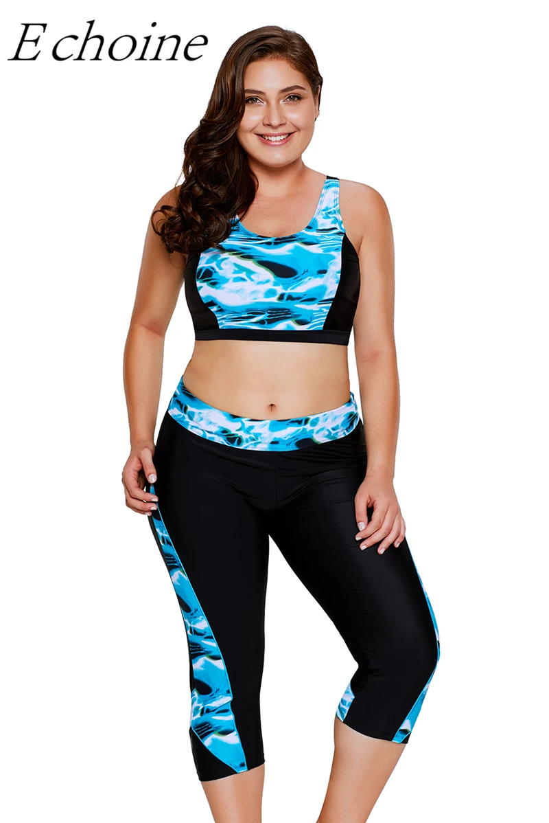 Aquatic-Print-Accent-Crop-Top-Capris-Swimsuit-LC410440-1