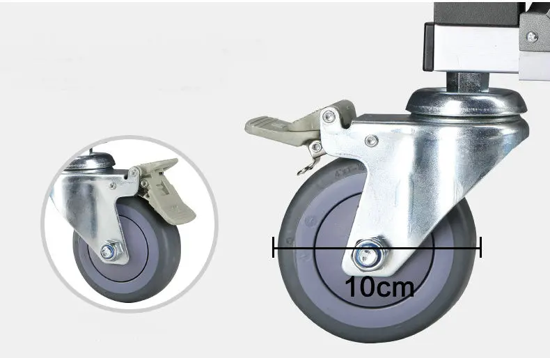 Профессиональный Pro 3 колеса шкив Универсальный складной штатив для камеры тележка база подставка 9912