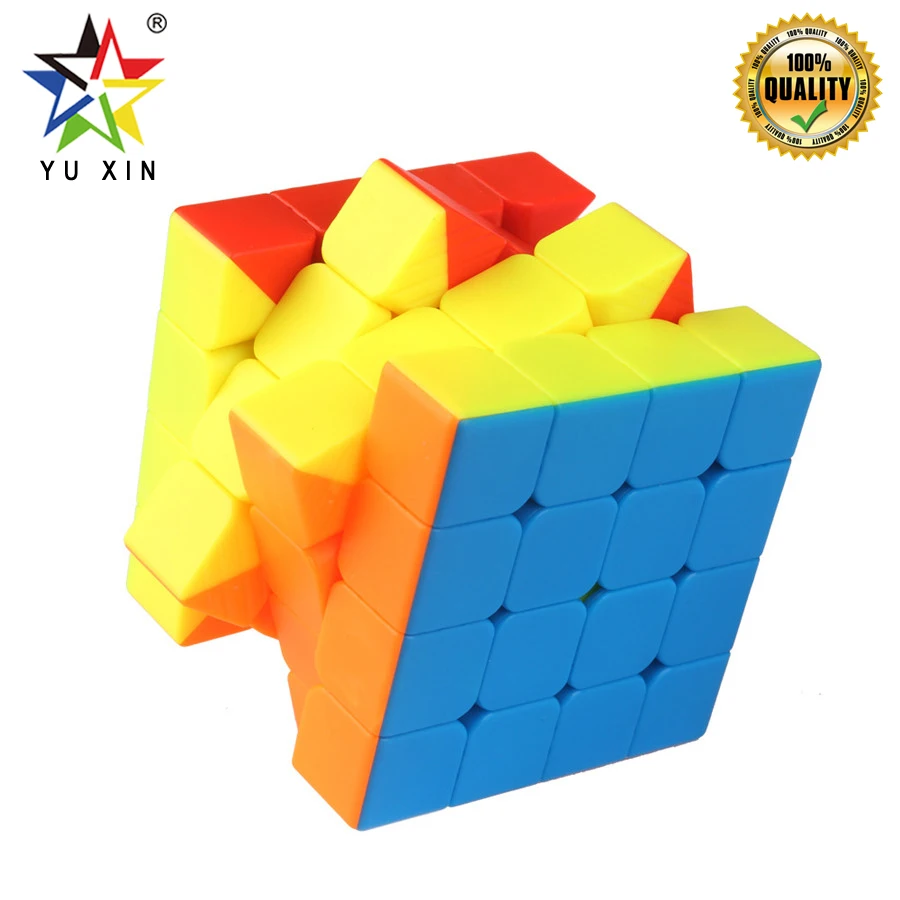 2019 YUXIN скоростной куб профессиональный 4X4X4 магический обучающий пазл игрушки для