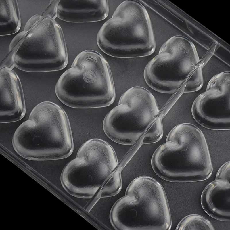 3D Chocolate Candy Bar Molds Forms Polycarbonate Heart Shape Tray Baking Pastry Bakery Tools Plastic for Chocolate Candy Mould 3D Chocolate Candy Bar Molds Forms Polycarbonate Heart Shape Tray Baking Pastry Bakery Tools Plastic for Chocolate Candy Mould