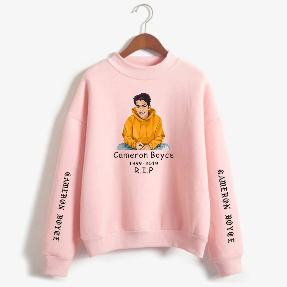 

Drop Shopping 2019 New R.I.P. movie star Cameron Boyce Turtleneck Cool Women/Men Long Sleeve Fashion New High collar sweatshirt