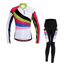WOSAWE быстросохнущая велосипедная дышащая одежда гоночные топы Одежда для езды на велосипеде Женская рубашка с длинными рукавами Велоспорт Джерси набор