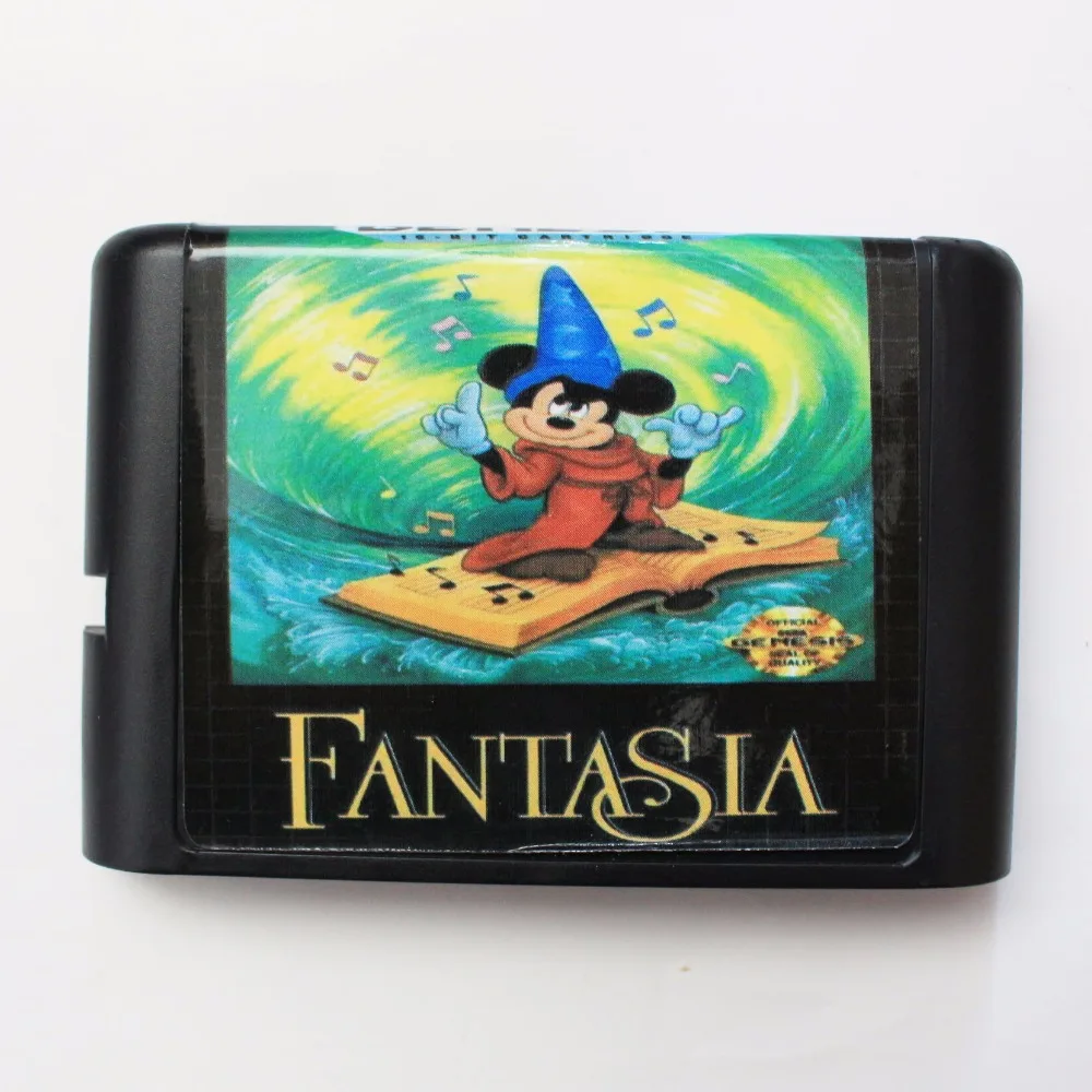Игровая карта Fantasia 16 bit SEGA MD для Sega Mega Drive Genesis|sega md game card|sega games16 |