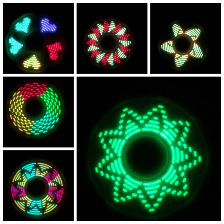 

1 pc Colorful Shiny ABS Fidget Hand Spinners With Graphic Patterns Antistress Plastic Figet Spiner Relieve Hand Spinners For kid