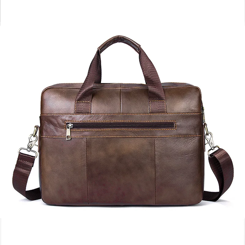 WESTAL Bag men's Genuine Leather briefcase Male man laptop bag natural Leather for men Messenger bags men's briefcases 2019