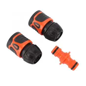 

3Pcs Garden Hose Quick Connection Hose Connector Water Pipe Adapter Garden Accessories for 1/2 Irrigation Pipe