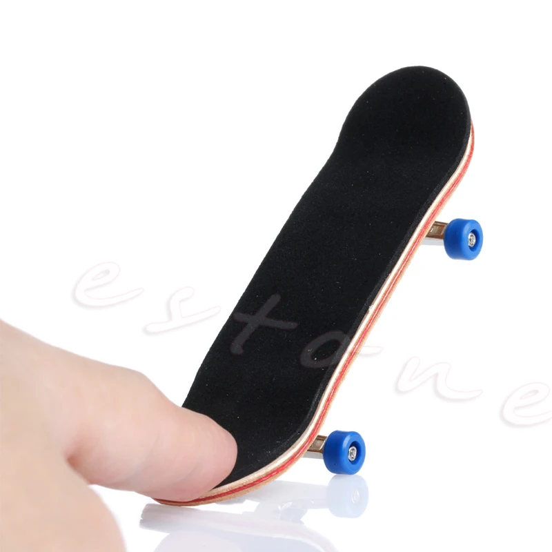 Wooden Deck Fingerboard Skateboard Sport Games Children Kids Gift Maple Wood