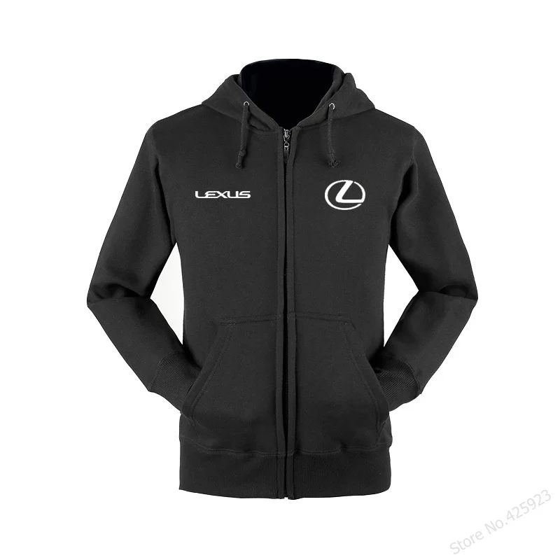 Новая мужская Толстовка Lexus на осень и зиму повседневная однотонная куртка
