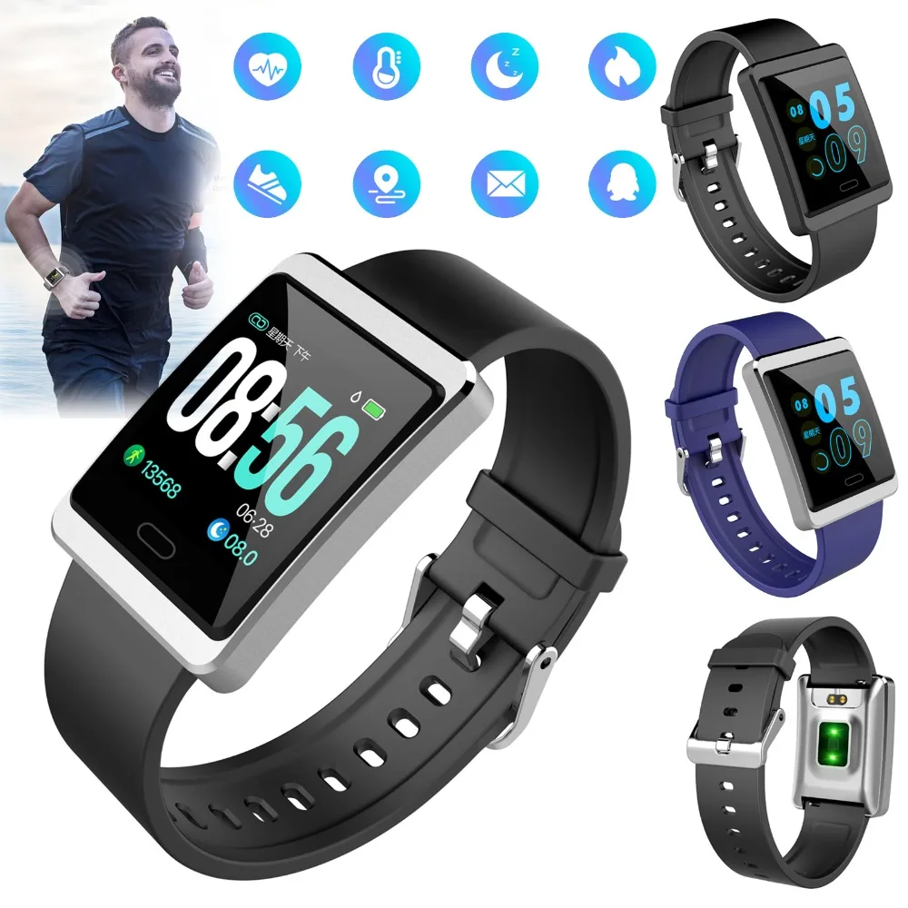 Heart Rate Tracker Bluetooth Smart Watch Sports Fitness Tracker Bracelet For Smartphones Android iOS Samsung S10 S10e iPhone XS Heart Rate Tracker Bluetooth Smart Watch Sports Fitness Tracker Bracelet For Smartphones Android iOS Samsung S10 S10e iPhone XS