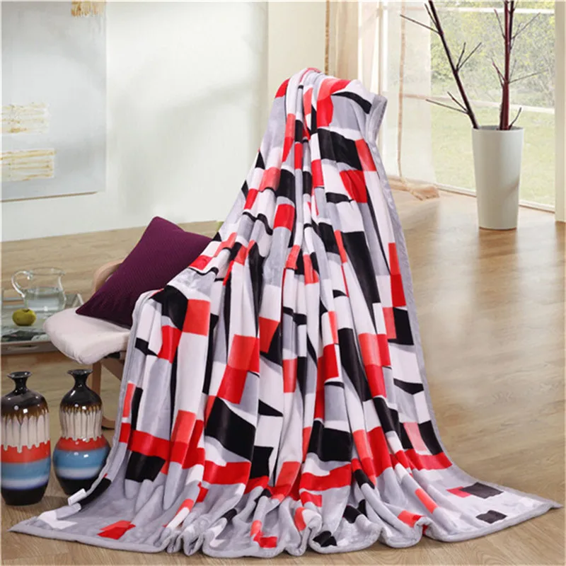 

200x230 Cm 21 Different Colors Of The Sofa / Air / Bedding Throw A Solid Color Floral Blanket Or Winter Bed