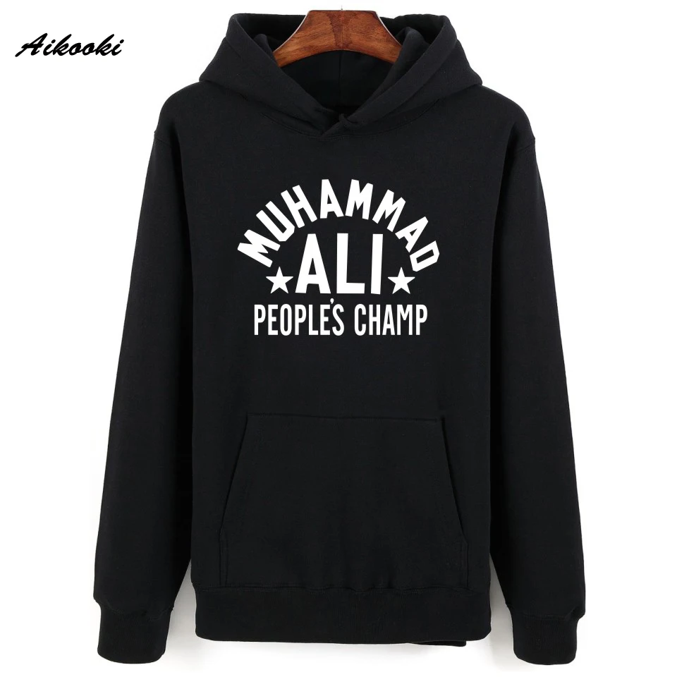 

Hot Selling MUHAMMAD ALI Hooded Comfortable Hoodies Men Luxury Winter Autumn Star fans Idol Loves Hoodies Sweatshirts Clothes