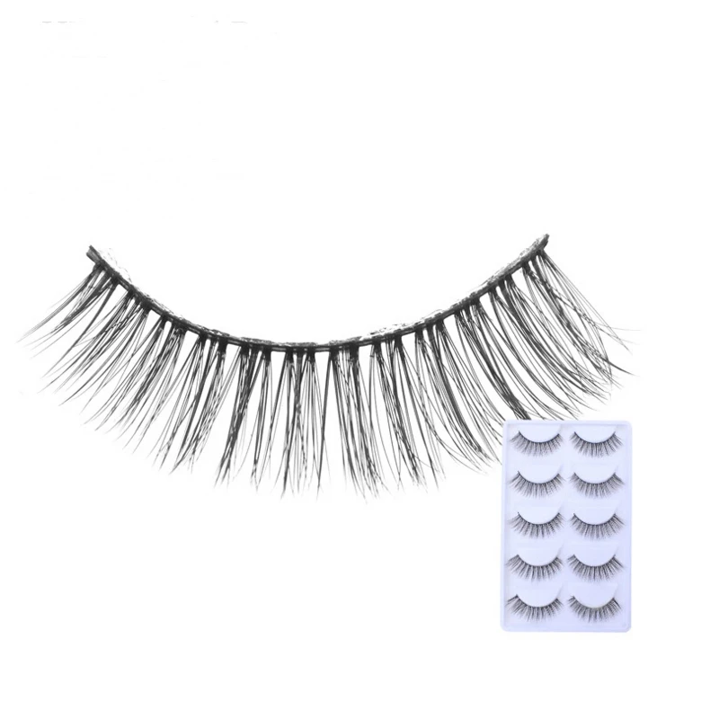 2018 NEW 5 pairs natural false eyelashes fake lashes long makeup 3d mink extension eyelash for beauty | Красота и здоровье