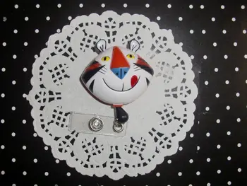 

Cute kawaii Tiger Retractable ID Badge Reel 10 pcs/lot