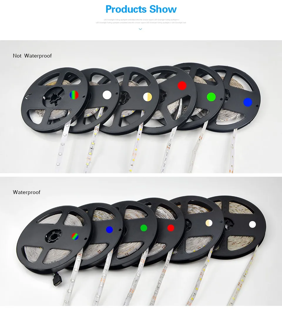 Светодиодные ленты Водонепроницаемый 5 м 2835 3528 12 В RGB белого и синего цвета 12 В 60 Светодиодный s гибкий свет светодиодный освещения дома кухня неоновая лампа ambilight светодиодная полоса