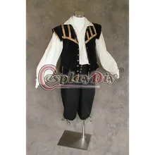 Game of Thrones Men’s Renaissance Doublet Black Costume For Halloween Custom Made Cosplay Costume D0430