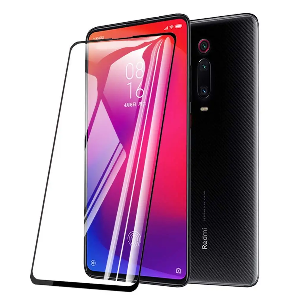 

2.5D 9H Premium Full Coverage Glass On For Xiaomi Redmi K20 Tempered Glass For Xiaomi Redmi K20 Pro Protective Glass Flim